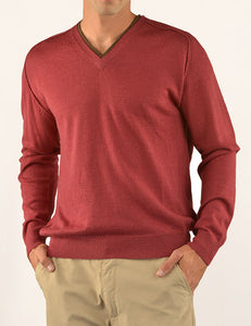 V Neck Alpaca Polo